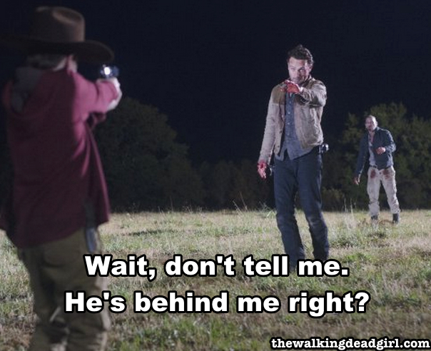 Carl shoots Walker Shane