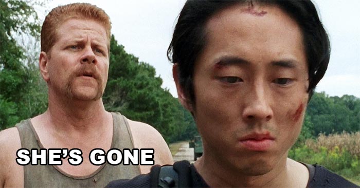 Abraham giving the sad news to Glenn