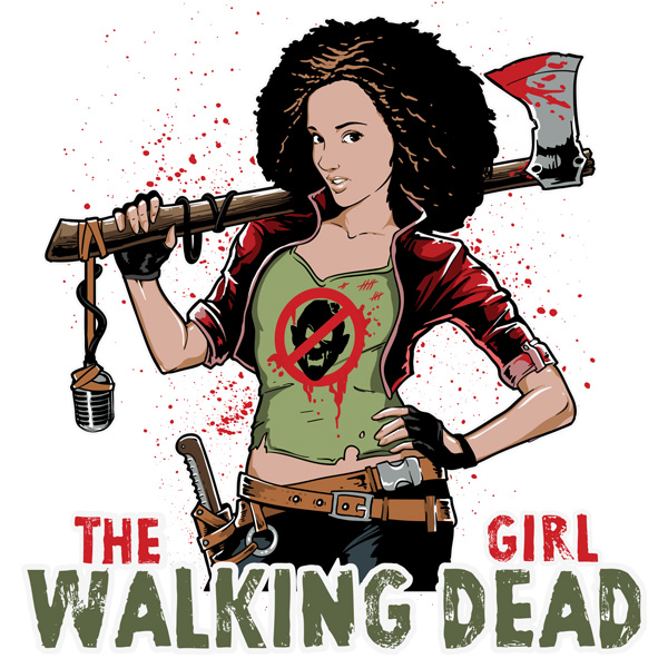 The Walking Dead Girl podcast logo