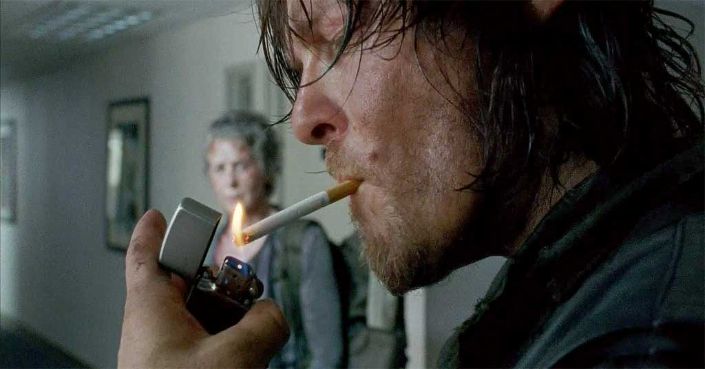 Daryl Smoking