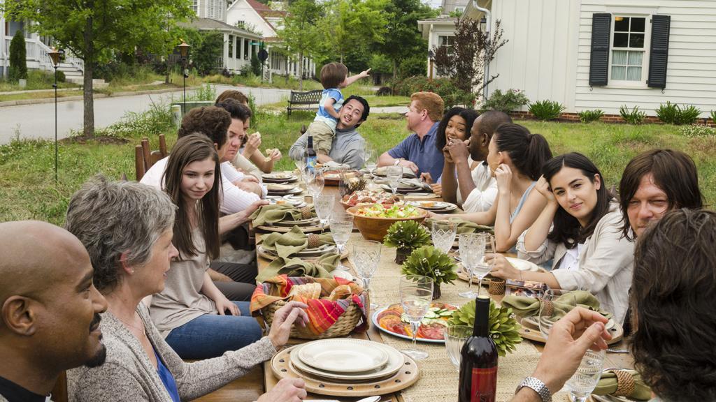 "Bet you thought you were all going to grow old together. Sitting around a table at Sunday dinner and happily ever after. It doesn’t work like that anymore Rick." - Negan