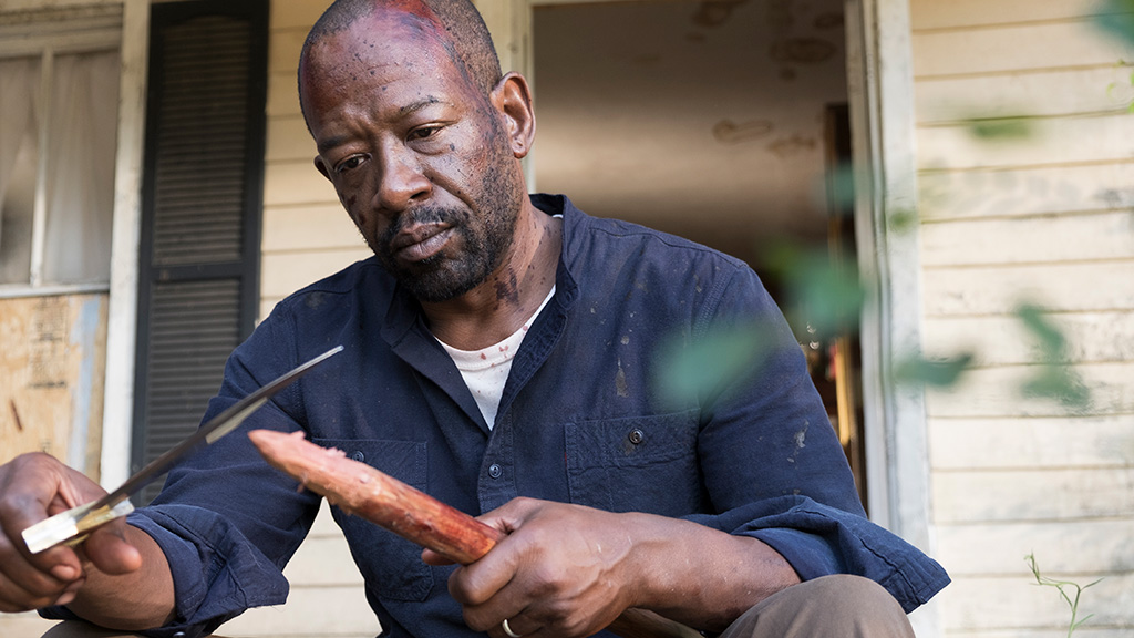Lennie James as Morgan Jones - The Walking Dead _ Season 7, Episode 13 - Photo Credit: Gene Page/AMC