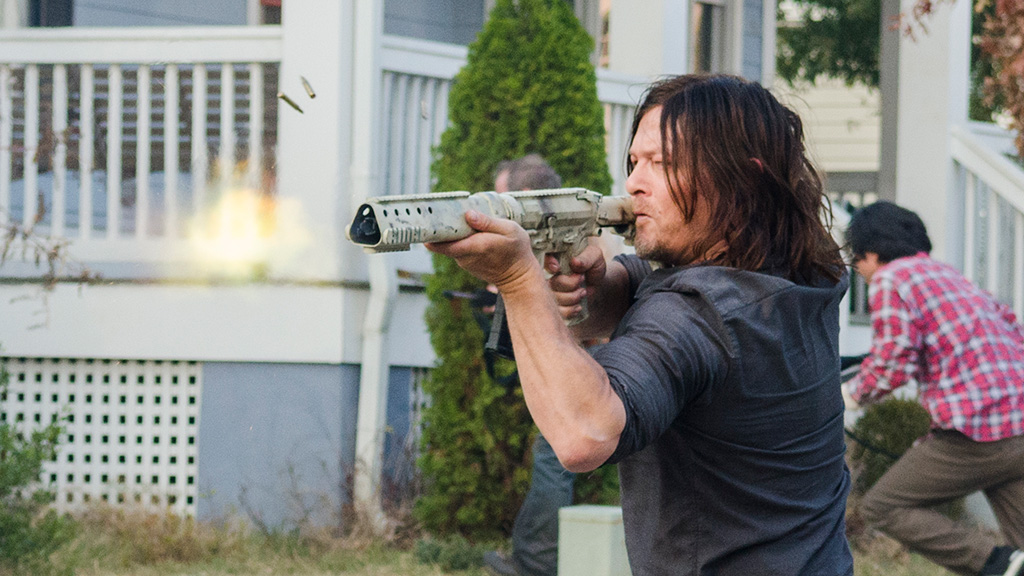 Norman Reedus as Daryl Dixon - The Walking Dead _ Season 7, Episode 16 - Photo Credit: Gene Page/AMC